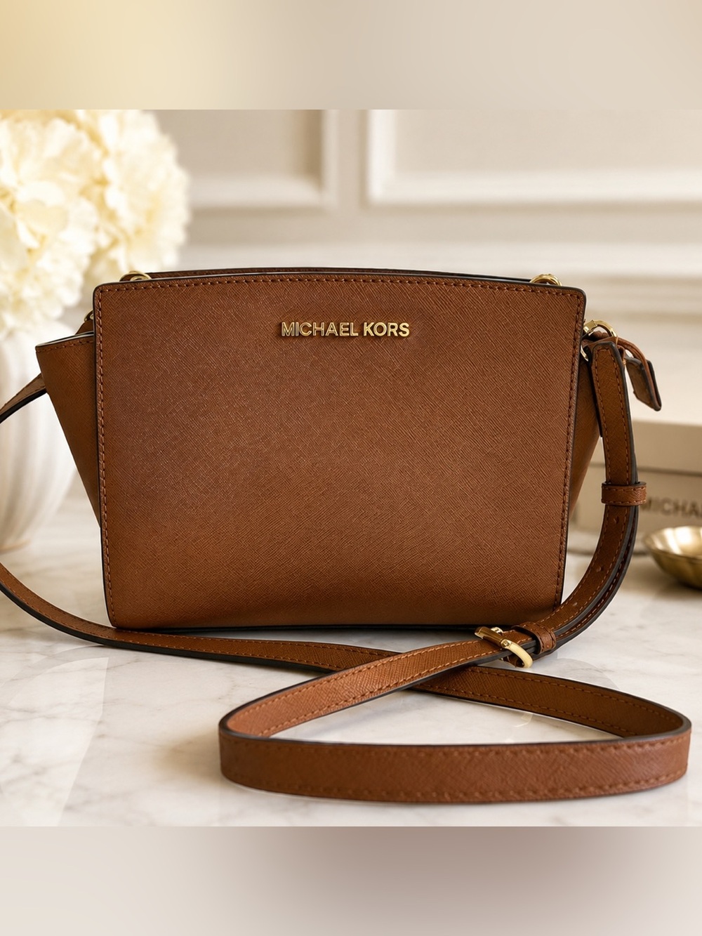 Michael Kors Tan Crossbody Bag